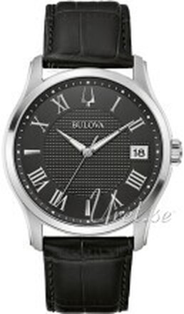 Bulova 96B390 Wilton Sort/Lær Ø41 mm