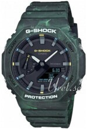 Casio GA-2100FR-3AER G-Shock Sort/Resinplast Ø45.4 mm