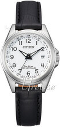 Citizen EC1180-14A Radio Controlled Hvit/Lær Ø29.3 mm