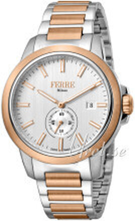 Ferrè Milano FM1G141M0081 Davide Sølvfarget/Rose-gulltonet stål Ø42 mm