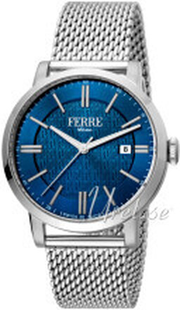 Ferrè Milano FM1G156M0051 Raffaele Blå/Stål Ø41 mm