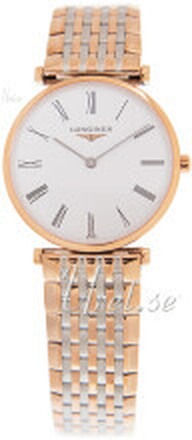 Longines L4.512.1.91.7 La Grande Classique De Longines Hvit/Rose-gulltonet stål