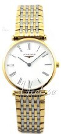 Longines L4.512.2.11.7 Grande Classique Hvit/Gulltonet stål Ø29 mm