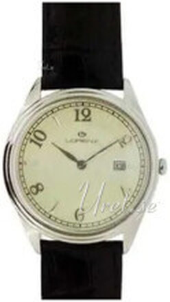 Lorenz 026981BB-N Classic Hvit/Lær Ø42 mm