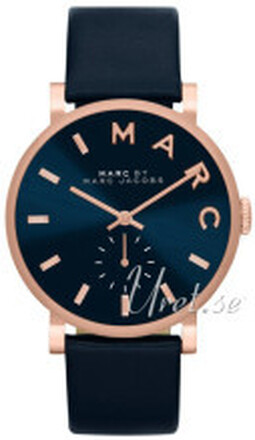 Marc by Marc Jacobs MBM1329 Blå/Lær Ø36 mm