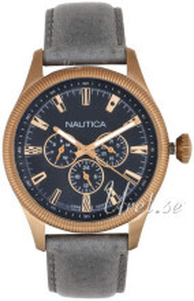 Nautica NAPSTB003 Sort/Lær Ø44 mm