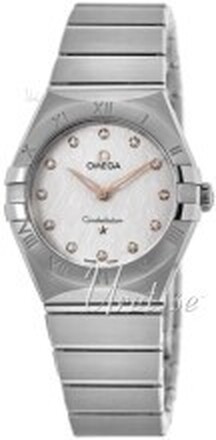 Omega 131.10.28.60.52.001 Constellation Quartz 28Mm Sølvfarget/Stål Ø28 mm