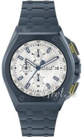 Philipp Plein PWGAA0721 Plein Extreme Hvit/Stål Ø44 mm