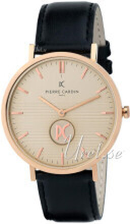 Pierre Cardin CBV.1048 Belleville Simplicity Rosegullfarget/Lær Ø42 mm