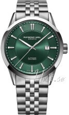 Raymond Weil 2731-ST-52001 Freelancer Grønn/Stål Ø42 mm