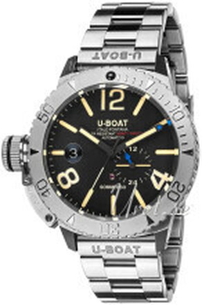 U-Boat 9007/A/MT Sommerso Sort/Stål Ø46 mm