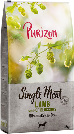 Purizon Single Meat Lamb with Peas & Hop Flowers - Ekonomipack: 2 x 12 kg