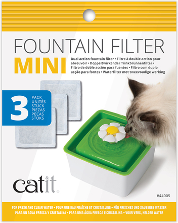 Catit 2.0 Flower Fountain MINI - Tillbehör: Ersättningsfilter (3 st)
