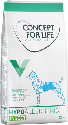 Concept for Life Veterinary Diet Hypoallergenic Insect - Ekonomipack: 2 x 12 kg