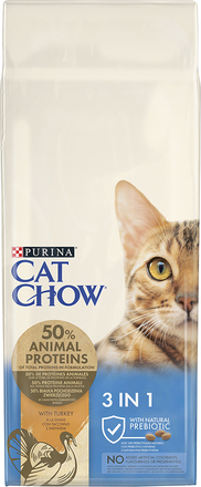 Cat Chow Special Care 3in1 with Turkey - 15 kg