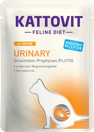 Kattovit Feline Urinary Pouch 24 x 85 g - kana