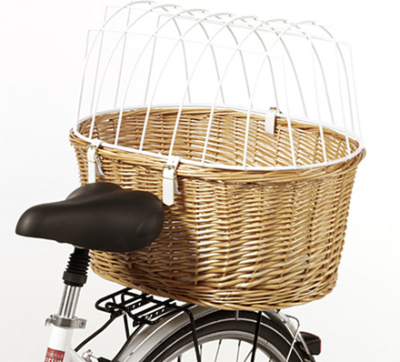 Aumüller cykelkurv med beskyttelsesgitter - Ca. L 53 x B 35 x H 43