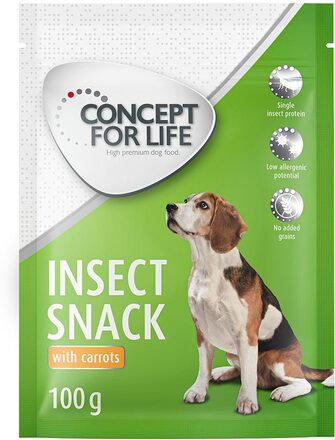 Concept for Life Insect Snack med morötter - 100 g