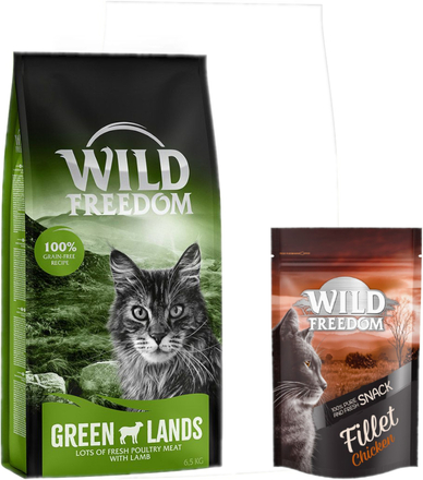 6,5 kg Wild Freedom + Filet Snack gratis! - Green Lands - Lamb