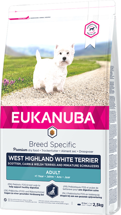 Eukanuba Adult Breed Specific West Highland White Terrier - säästöpakkaus: 3 x 2,5 kg