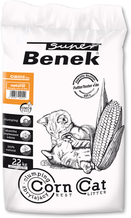 Super Benek Corn Cat Natural - 35 l (ca. 22,5 kg)