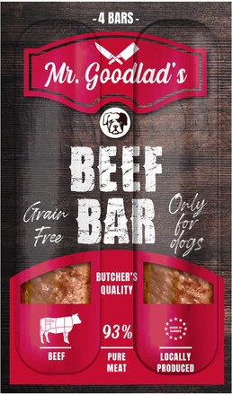 Mr Goodlad's Meat Bar nötköttsgodis för hundar - 100 g
