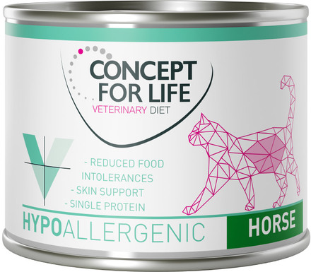 Concept for Life Veterinary Diet Hypoallergenic Horse - Ekonomipack: 24 x 200 g