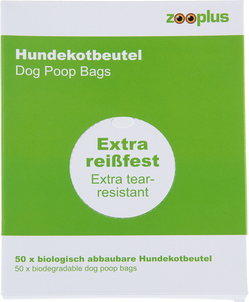 Bio hundbajspåsar med handtag - 100 påsar