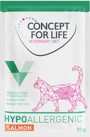 Concept for Life Veterinary Diet Hypoallergenic Salmon - Ekonomipack: 48 x 85 g