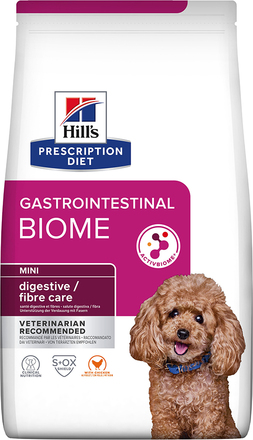 Hill's Prescription Diet Gastrointestinal Biome Mini hundefoder med kylling - 1 kg