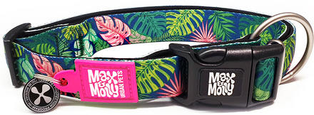 Max & Molly Smart ID Halsband Tropical - Grösse M: 34-55 cm Halsumfang, B 20 mm
