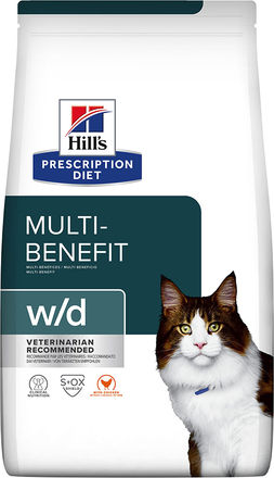Hill's Prescription Diet w/d Multi Benefit Kylling - Økonomipakke: 2 x 3 kg