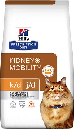 Hill's Prescription Diet k/d + Mobility Kylling - Økonomipakke: 4 x 3 kg