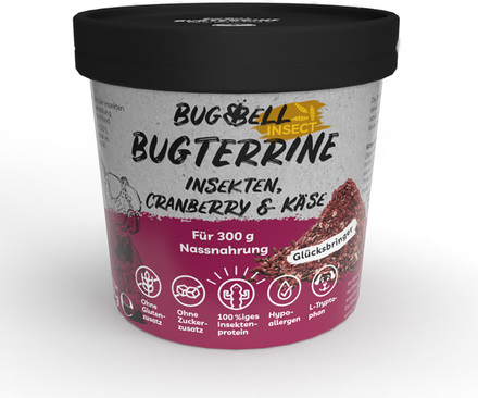BugBell BugTerrine vuxna insekter, tranbär och ost - 100 g