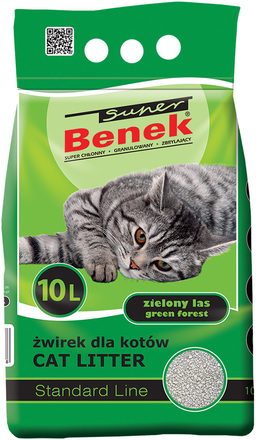Super Benek Green Forest - 10 l (ca 8,4 kg)