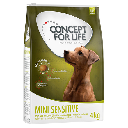 Concept for Life Mini Sensitive - Økonomipakke: 2 x 4 kg