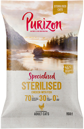 Purizon Adult Sterilised Chicken & Fish - 150 g