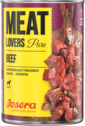 Ekonomipack: Josera Meatlovers Pure 12 x 800 g - Nötkött