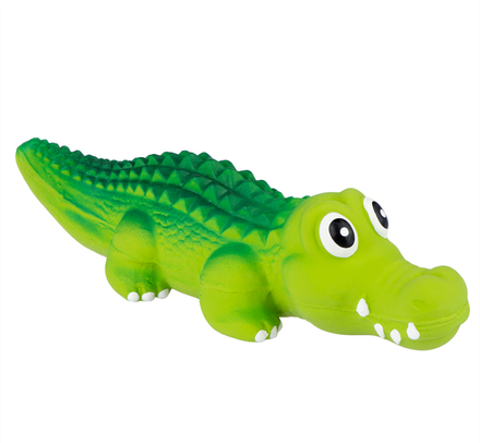 Crocodylus Latex hundleksak - ca L 20 x B 6 x H 5 cm