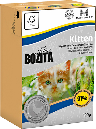 Bozita Feline Kitten Tetra Recart - 24 x 190 g