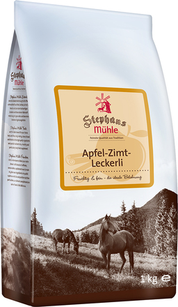 Stephans Mühle Äpple-kanel hästgodis - Ekonomipack 3 x 1 kg