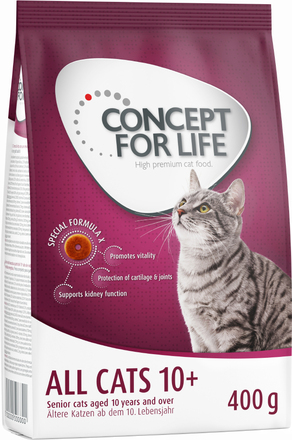 Concept for Life All Cats 10+ - förbättrad formel! - 400 g