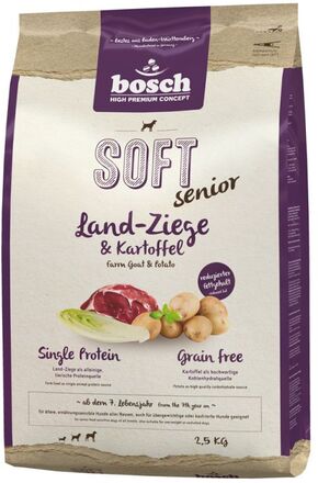 bosch økonomipakke (2 x store pakker) - Soft Senior Ged & Kartofler (3 x 2,5 kg)