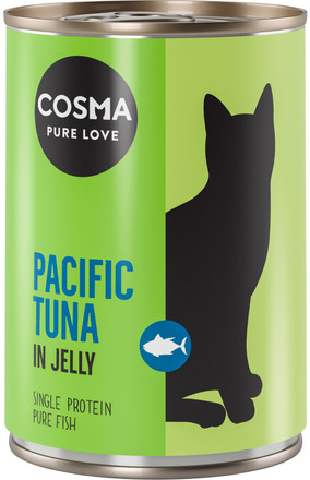 Ekonomipack: Cosma Original i gelé 24 x 400 g Pacifik tonfisk