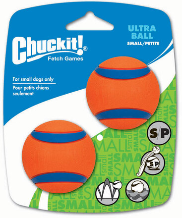 Chuckit! Ultra Ball S - 2 stk, Ø 5,1 cm (S)