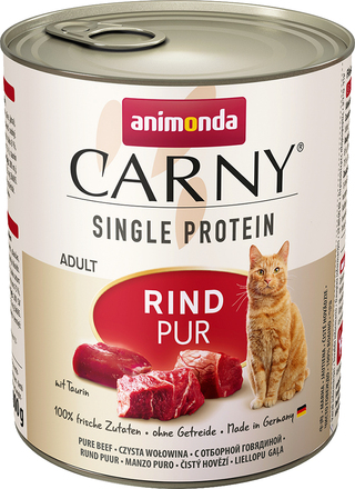 Animonda Carny Single Protein Adult 6 x 800 g - Okse pur