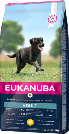 Eukanuba Adult Large Breed Kylling - 15 kg