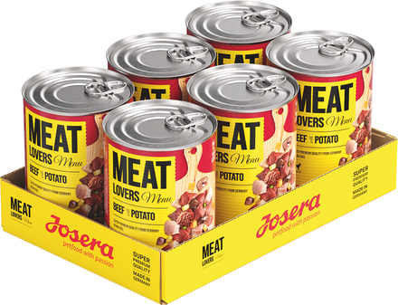 Ekonomipack: Josera Meatlovers Menü 12 x 400 g - Nötkött & potatis