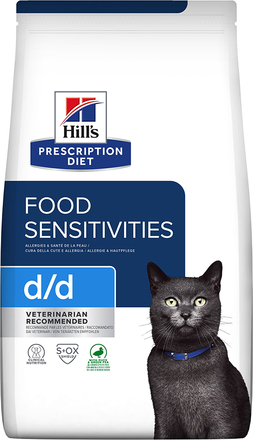 Hill's Prescription Diet d/d Food Sensitivities And & Grønært - 3 kg