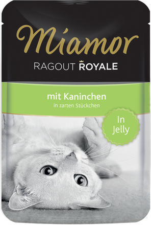 Miamor Ragout Royale i gelè 22 x 100 g - Kanin